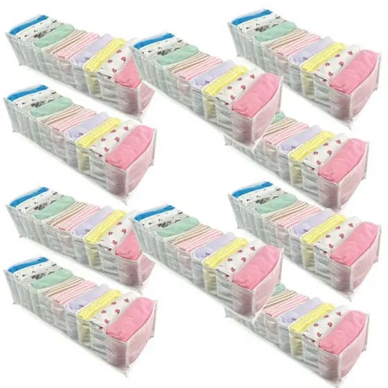 10 colmeia organizador de guarda roupa - PREMIUM - TNT 10x11x35cm - Maison Plus