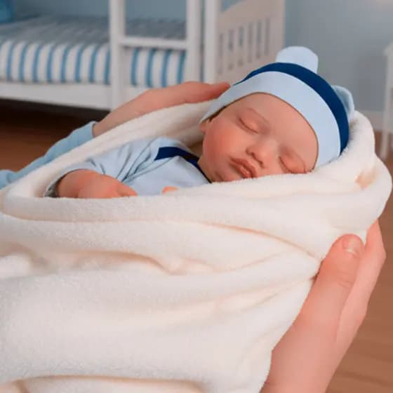 Bebê Boneco Reborn Siliconado Realista Pode dar Banho Com Chupeta