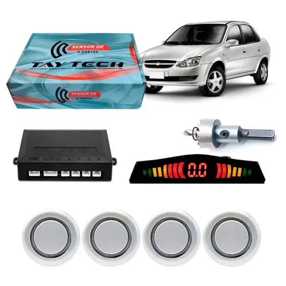 Sensor De Re Estacionamento Gm Chevrolet Corsa Classic 4 Pontos