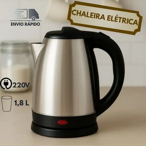 Chaleira Eletrica Inox 1,8L 220V