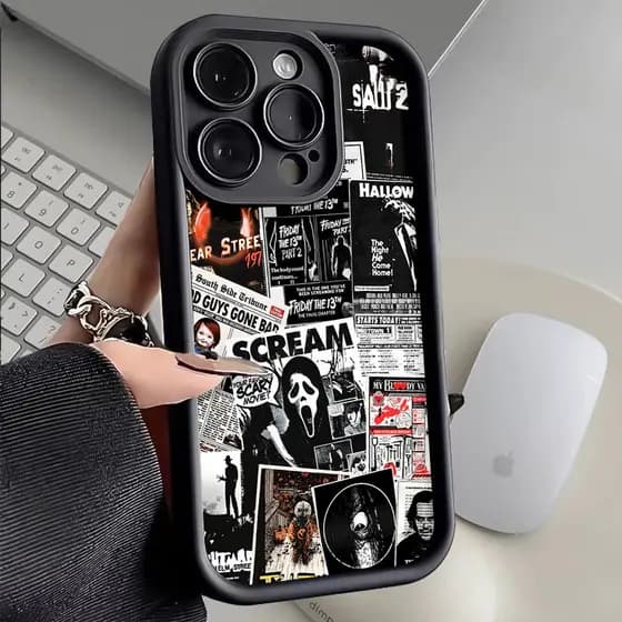 Capinha Capa de silicone Anti-impacto Grafite exclusivo para Samsung A54 S20 S21 S22 S23 S24 FE ULTRA