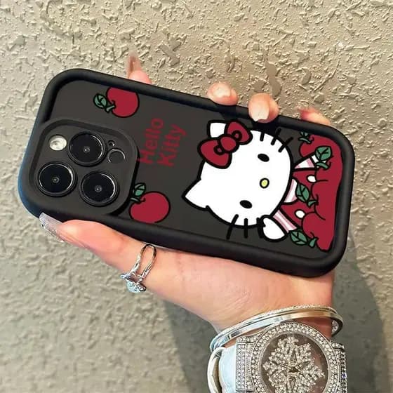 Hello Kitty TPU anti-impacto Capinha Capa Para Redmi Note 12 13 14 12C 13C 14C A5 POCO X7 X6 Pro F6 F7 mi 14 15T