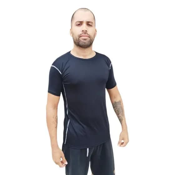 Camisa de Compressão Masculina Academia Treino Fitness Dry Fit