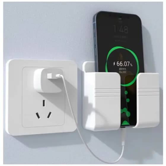 Suporte Para Celular Adesivo Fixação Parede Porta Objetos Multiuso Controle Plastico Organizador