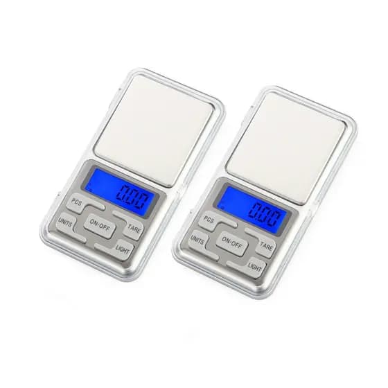 Kit 6 Mini Balança Digital Eletrônica Precisão 0.01g até 500g