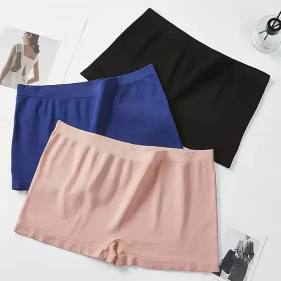 Kit 6 Calcinha Box Sem Costura Feminina