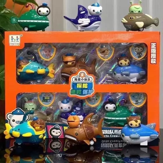 Octonauts Gup Barco Submarino , Brinquedos Kawaii Anime Action Figure Jogo Presentes Para Crianças