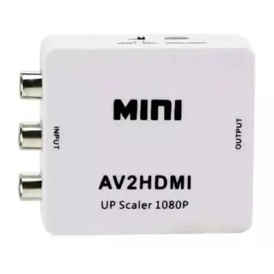 Conversor Áudio E Vídeo Rca Para Hdmi Av2hdmi