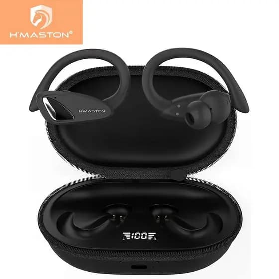 Fone de Ouvido Sem Fio Bluetooth Esportivo original 15h Bateria Com Cancelamento de Ruído Rs-53