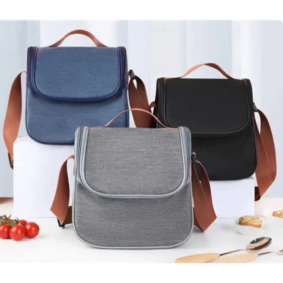 Bolsa Térmica Com Alça Lanche Bebida Lancheira Portátil Trabalho Fitness B470
