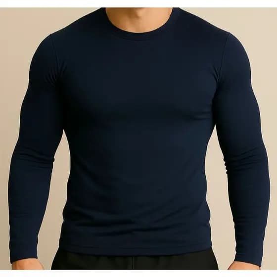 Camisa térmica masculina camisa proteção solar UV+50 Camisa térmica segunda pele manga longa