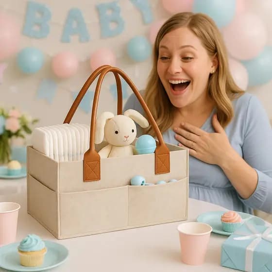 Organizador de Bolsa de Fraldas para Bebês Adequado para Cesto de Berçário Durável
