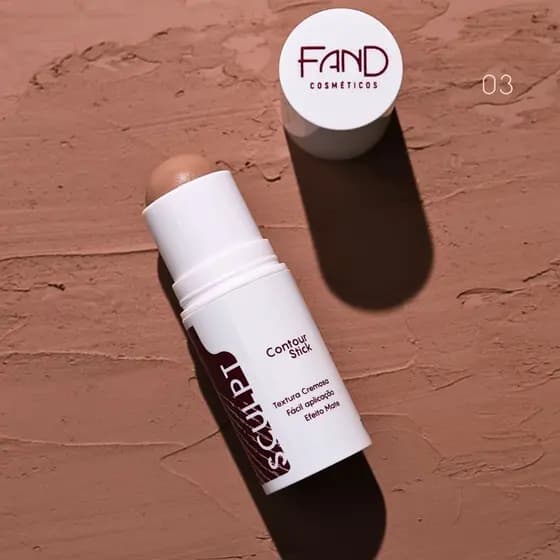Sculpt Contour Stick Fand Cosméticos - Cor 03 6,5g