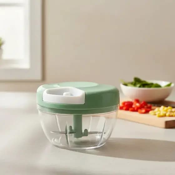 Processador De Alimentos Processador Alimentos Manual A Corda 3 Laminas Inox 500ml