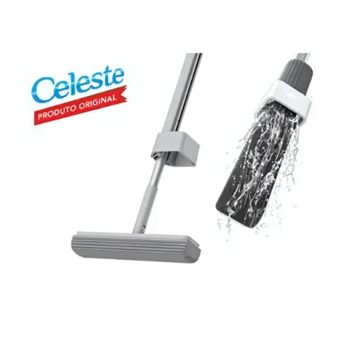 Mop rodo Fácil 5.0 com sistema de torção rodo mágico esfregão piso laminado