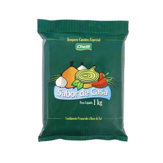 Sabor de Casa Chelli - Tempero composto à base de Sal - 1kg