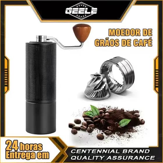 Moedor De Café Manual Com Manivela 40g