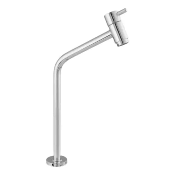 Torneira Bancada Para Lavatório banheiro Cuba Luxo Cromada 45º Alta metal Link 1/4 Volta