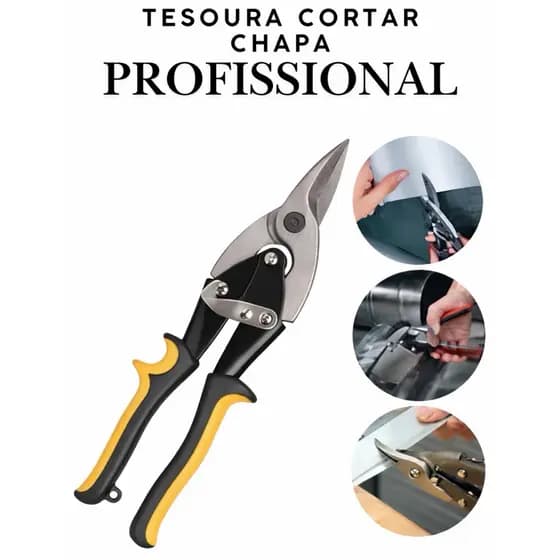 🔧 Tesoura para Cortar Chapa 10” – Corte Preciso e Profissional