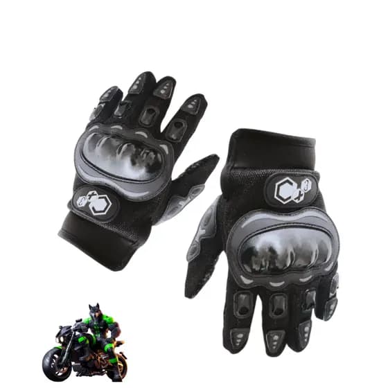 LUVA PRETA MOTO MOTOQUEIRO MOTOCROSS BIKE TRILHA Forrada Luva Térmica Inverno