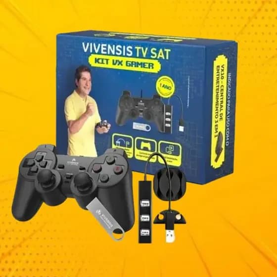 Kit VX-Gamer Para Receptor Vx10 SATHD Vivensis TVSAT:
