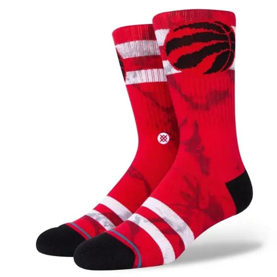 Meia Cano Longo NBA Raptors Dyed Infiknit Stance Unissex