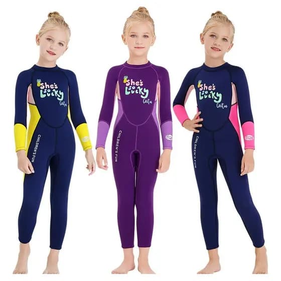 Roupa De Banho Engrossada De Neoprene Infantil 2,5mm