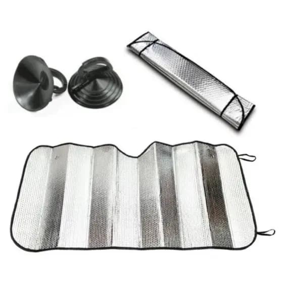 Quebra Sol Automotivo Dobrável Universal – Proteção UV e Redução de Calor UNIVERSAL