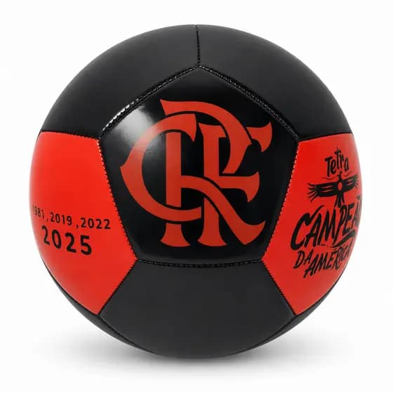 Bola Oficial Flamengo Tetra Campeão Libertadores CRF-TETRA-1