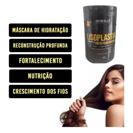 Máscara De Hidratação Reconstrução Profunda Dos Fios Fortalecimento Capilar Hidralize 1 Kg