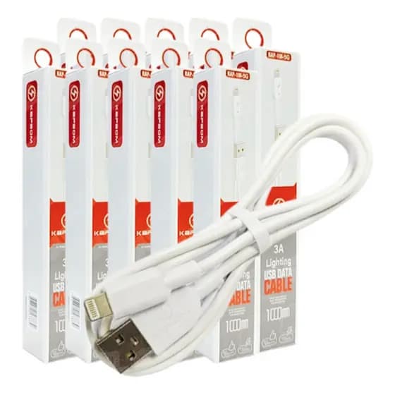 Kit 10 Cabo Turbo Para iPhone 8 Plus Xr 11 12 13 14 Atacado