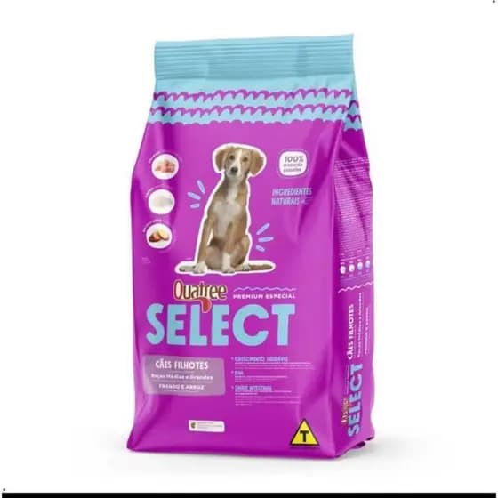 QUATREE SELECT FILHOTES RAÇAS MEDIA GRANDE 15KG