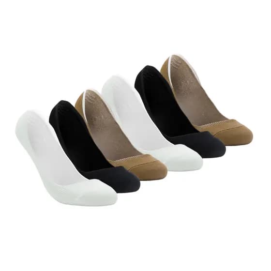 Kit 6 Pares Meia Sapatilha Super Invisivel Feminina Hoahi
