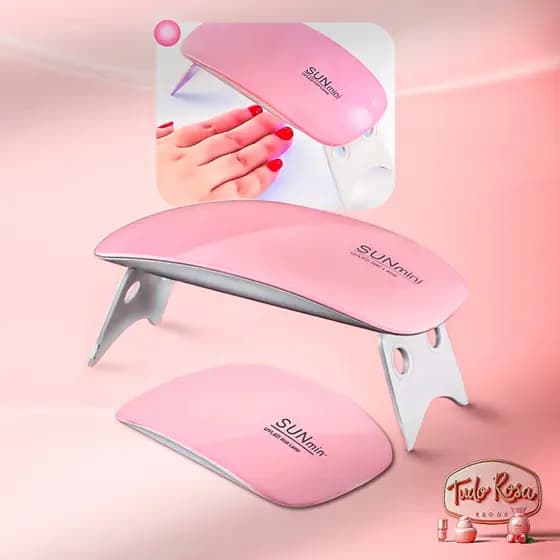 Cabine Forninho Sun Mini Estufa 6w Led/uv Portátil Oferta