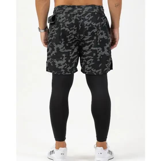 Shorts Calça Legging Embutida Masculina Treino Academia Confortável e leve