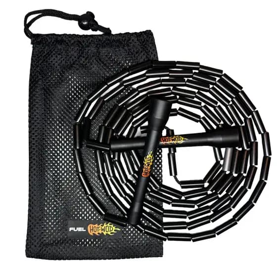 Corda Pular Segmentada Crossover Beaded Rope Freestyle Ajustável Original Fuel Sports - Darkness