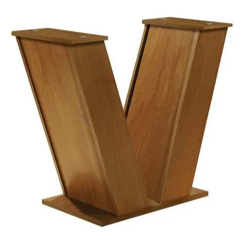 Base Em V Para Tampo De Mesa Jantar MDF Madeira