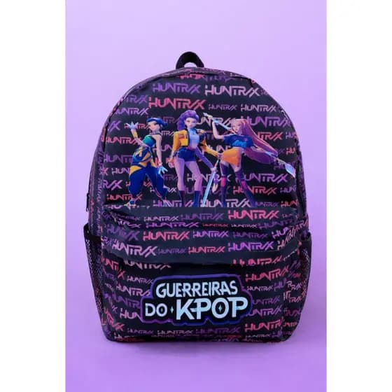 Mochila Guerreiras Do Kpop Alça Transversal Escolar Infantil