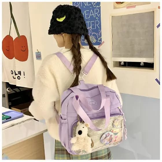 Bolsa Crossbody Feminina De moda barra Chirp saco de dor pequeno Volume de alimentos bidimensional saco Diagonal