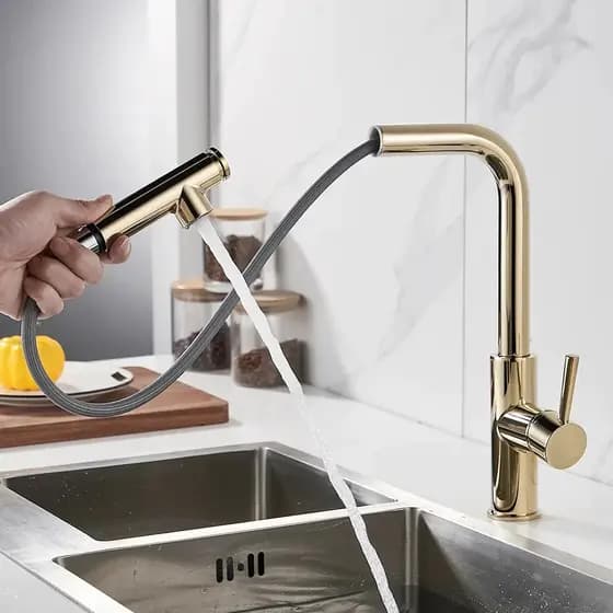 Torneira De Cozinha Inox 304 Torneira Dupla Pulverizador Pia Misturador Torneira De Água Quente Fria Único Buraco