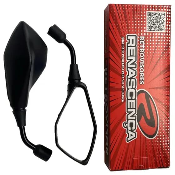 RETROVISOR Z400 MINI HASTE CURTA HONDA YAMAHA UNIVERSAL