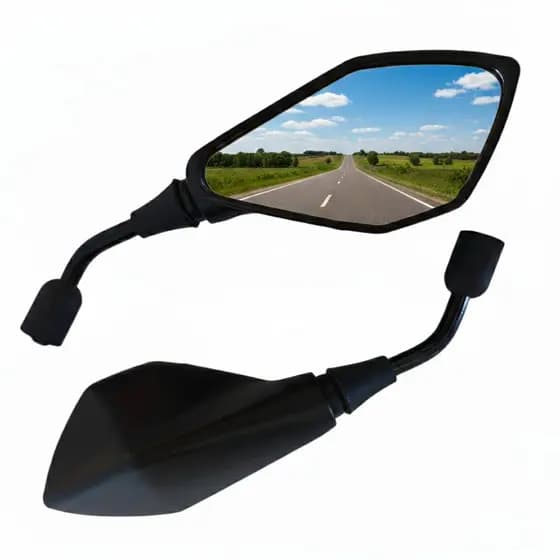 Retrovisor Modelo Kawazaki Ninja Z400 Mini Para Motos Honda Dafra Suzuki Universal Rosca 10mm
