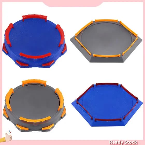 { Em Estoque } Round/H-ex Burst Gyro Arena Disco Lançador De Duelos Estádio Kids Toy for Beyblades