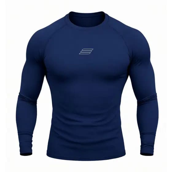 Camisa Uv Masculino Blusa Proteção Solar 50 + Camiseta Segunda Pele Térmica Manga Longa