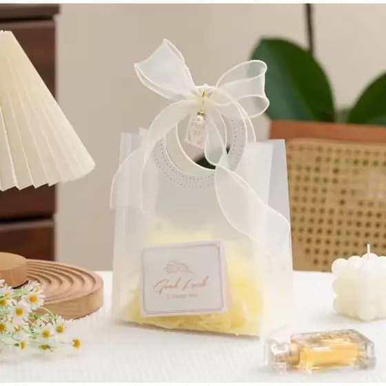 Sacola de PVC Fosca para Kits e Presentes. 12 Unidades.
