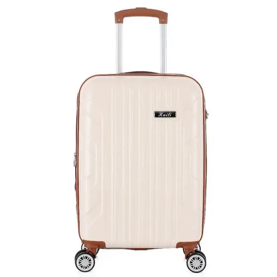 Mala de Viagem ABS 10kg Expansível | Zíper Duplo, 4 Rodas 360° Silenciosas, Trava de Senha Anti Arranhões Modelo Novo
