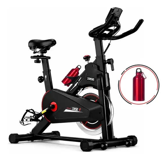 Bicicleta Spinning Silenciosa com Resistência Mecânica Suporta até 130 kg Ideal para Treino em Casa