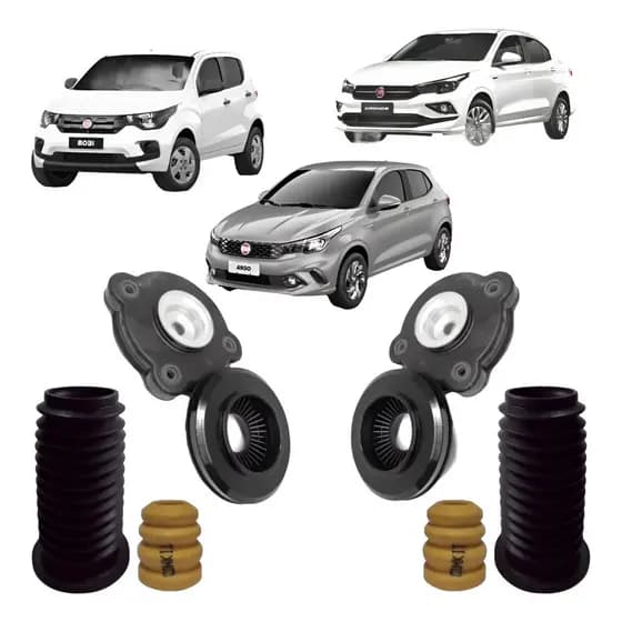 Kit Amortecedor Dianteiro Completo Fiat Mobi Argo Cronos Grand Siena