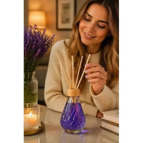 Difusor Aromatizador Lavanda Essencia Relaxante Purificador Ar Ambiente 100ml