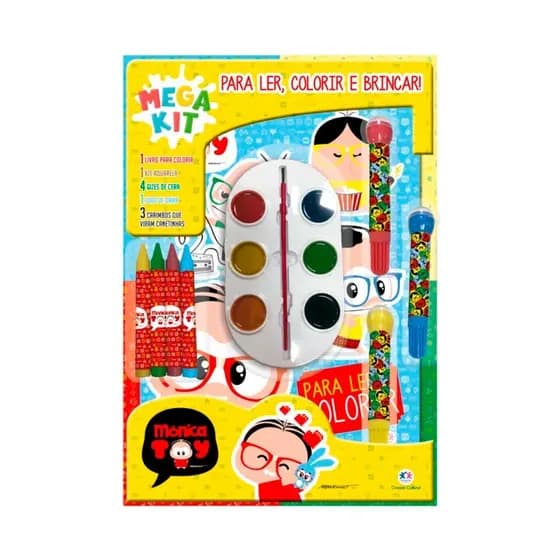 Mega Kit Turma da Mônica Toy - Ler, Colorir e Brincar - Ciranda Cultural